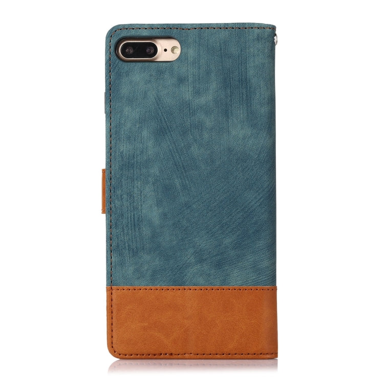 For iPhone 7 Plus / 8 Plus Splicing Leather Phone Case