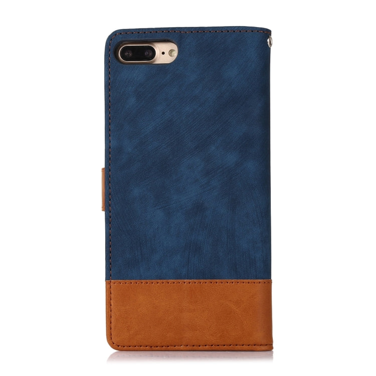 For iPhone 7 Plus / 8 Plus Splicing Leather Phone Case
