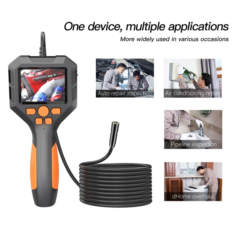 5.5mm P10 2.8 inch HD Handheld Endoscope with LCD Screen, Length:10m