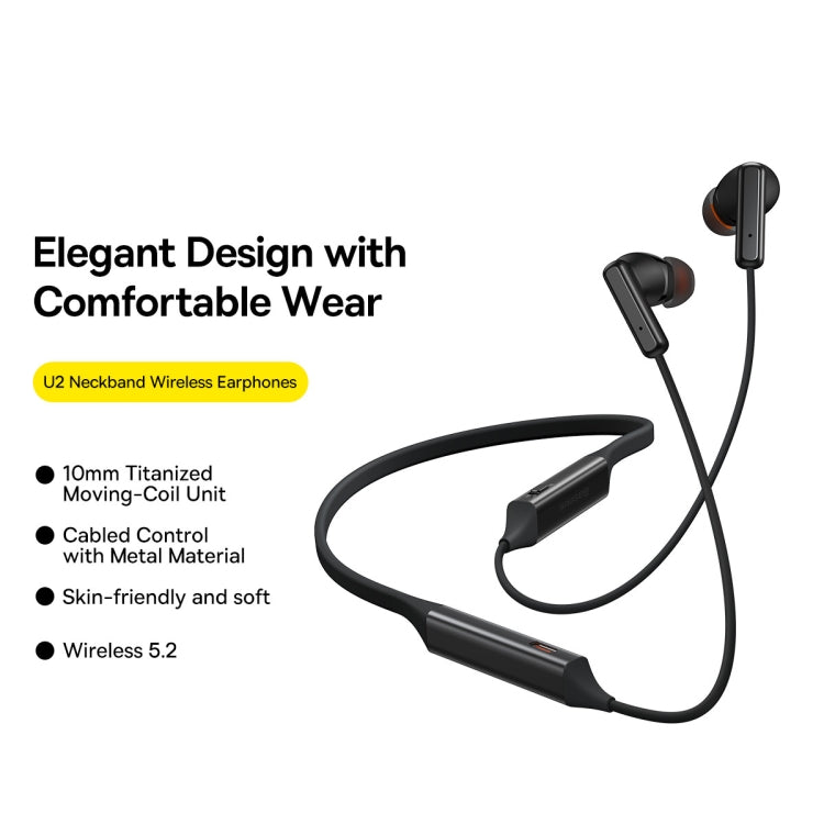 Baseus Bowie Series U2 Neck-mounted Bluetooth Earphone
