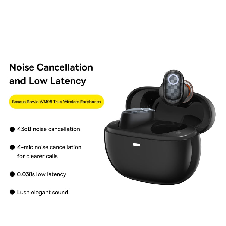 Baseus Bowie Series WM05 TWS True Wireless Bluetooth Earphone