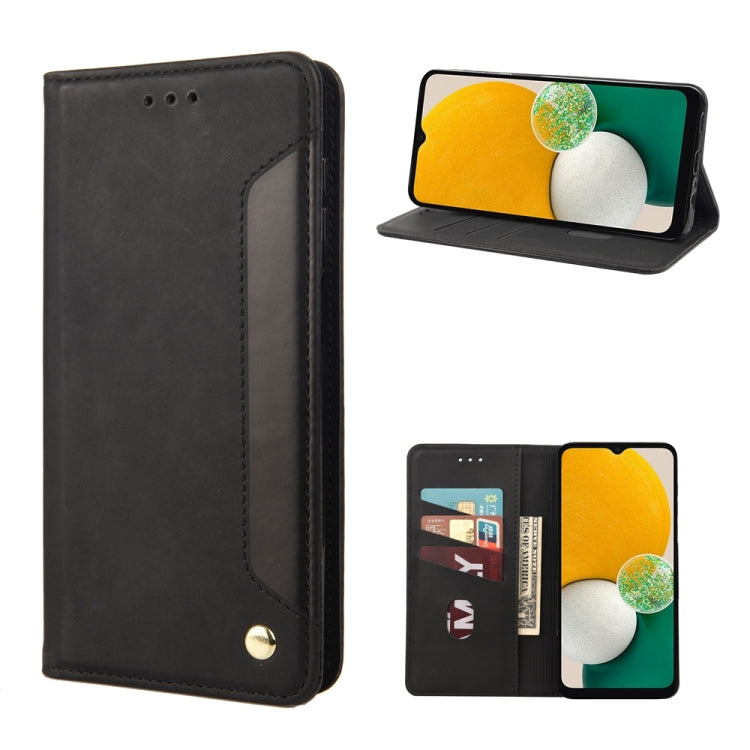 For Samsung Galaxy A54 5G Skin Feel Splicing Leather Phone Case