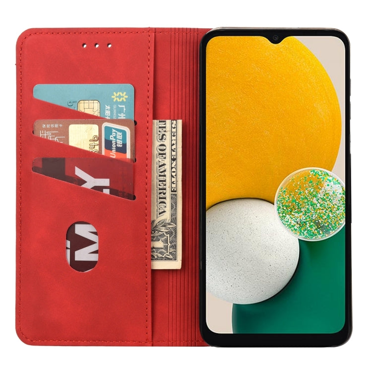 For Samsung Galaxy A54 5G Skin Feel Splicing Leather Phone Case