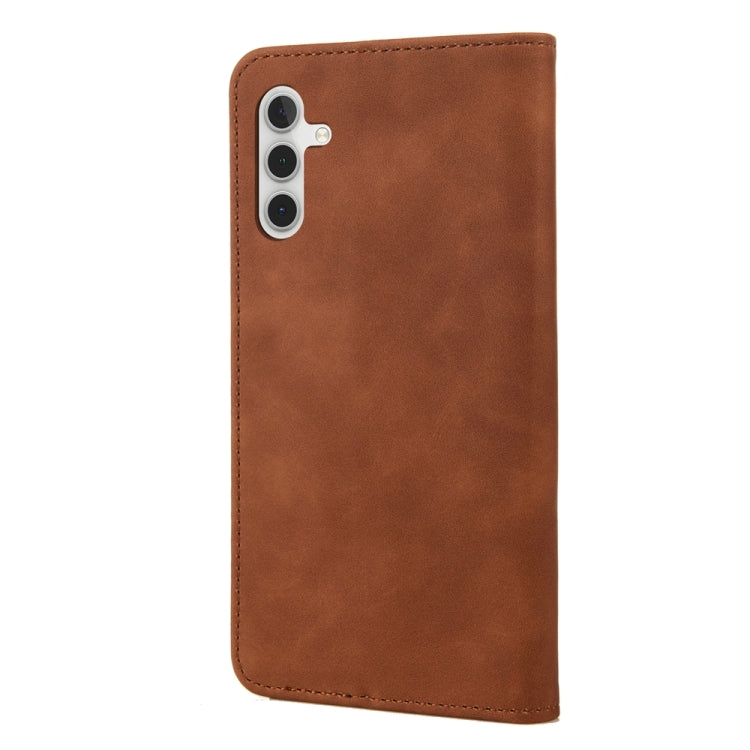 For Samsung Galaxy A54 5G Skin Feel Splicing Leather Phone Case