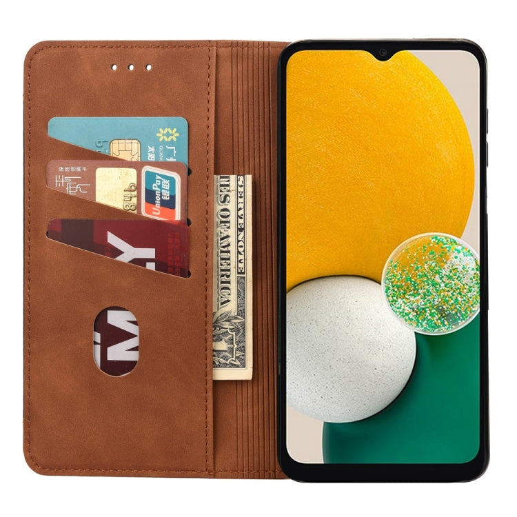 For Samsung Galaxy A54 5G Skin Feel Splicing Leather Phone Case