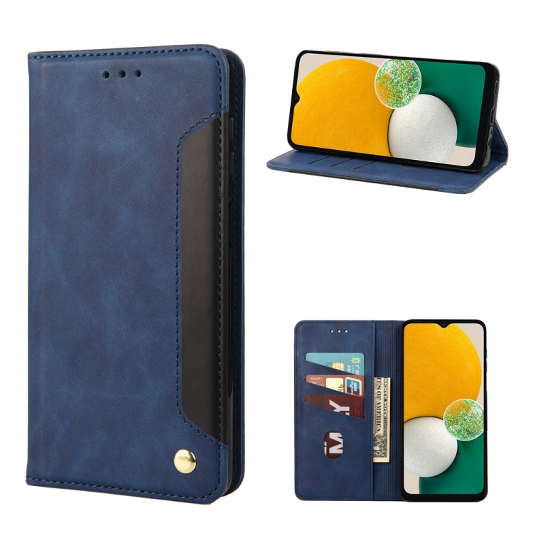 For Samsung Galaxy A54 5G Skin Feel Splicing Leather Phone Case