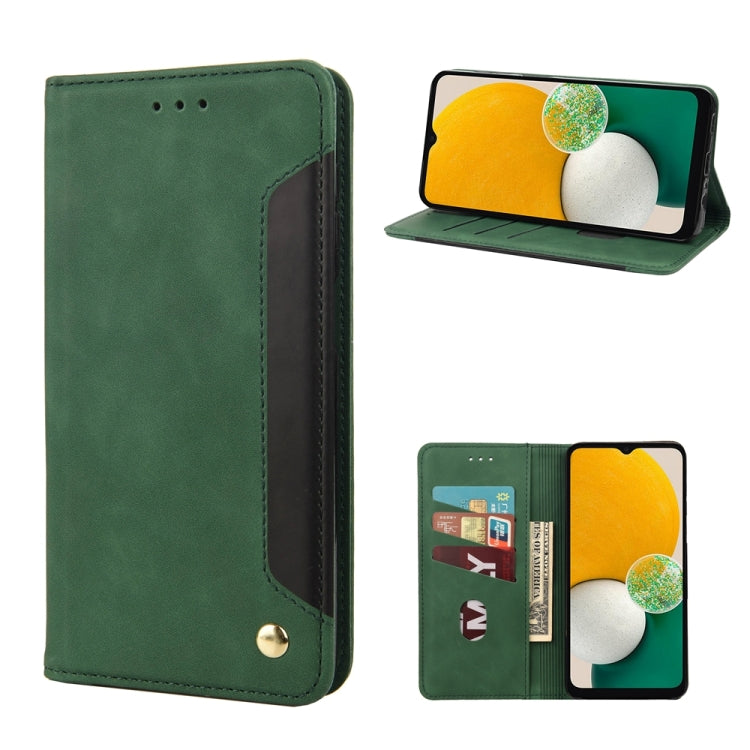 For Samsung Galaxy A54 5G Skin Feel Splicing Leather Phone Case