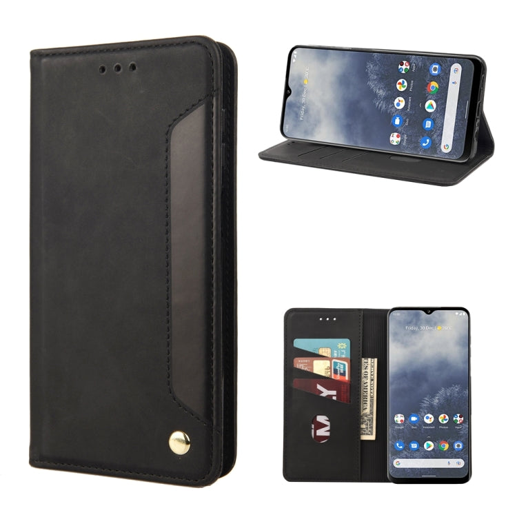 For Nokia G60 Skin Feel Splicing Leather Phone Case