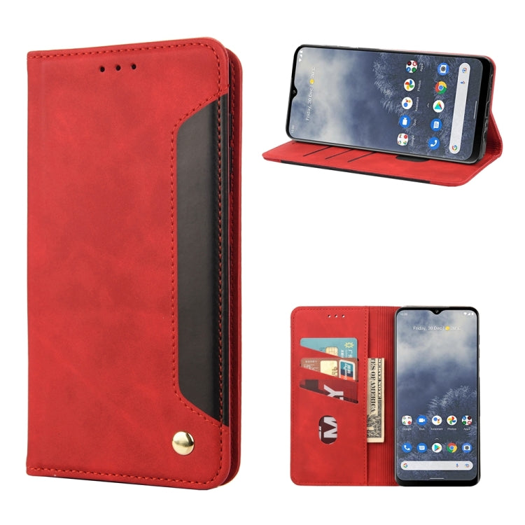 For Nokia G60 Skin Feel Splicing Leather Phone Case