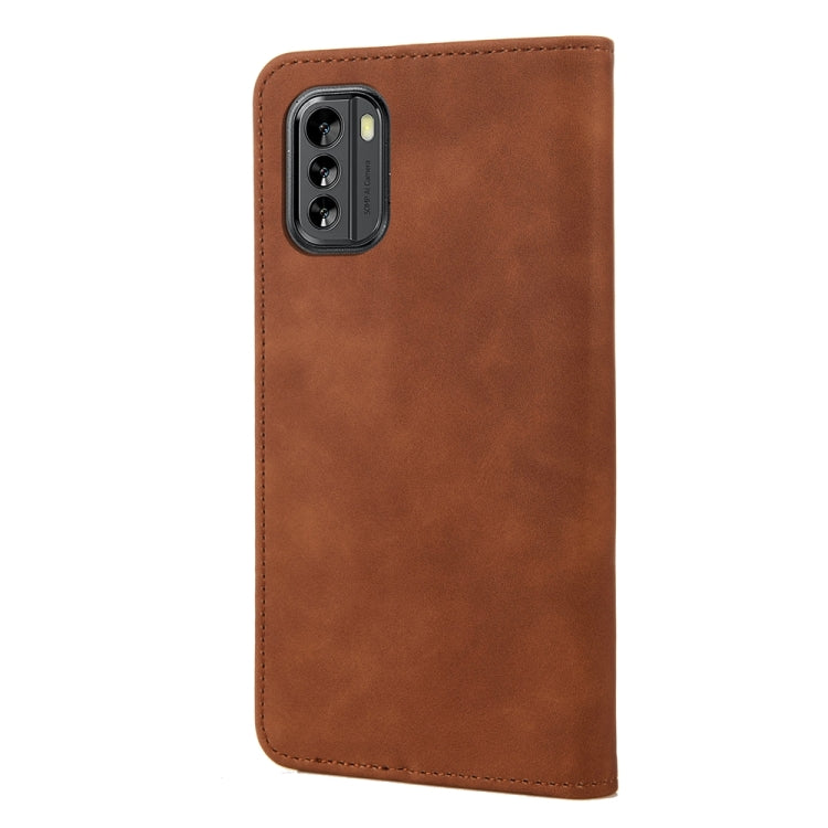 For Nokia G60 Skin Feel Splicing Leather Phone Case