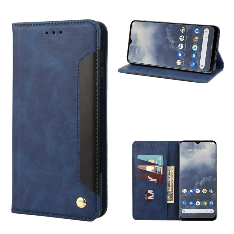 For Nokia G60 Skin Feel Splicing Leather Phone Case