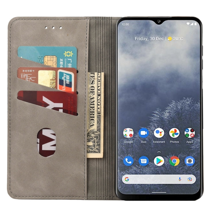 For Nokia G60 Skin Feel Splicing Leather Phone Case