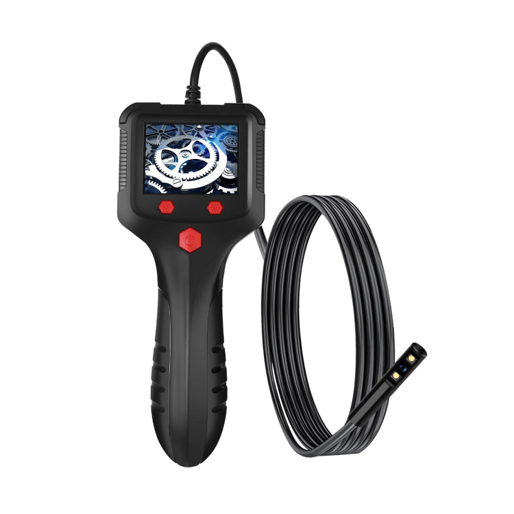P100 8mm Side 2.4 inch HD Handheld Endoscope Hardlinewith with LCD Screen, Length:10m