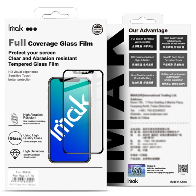 For Xiaomi Redmi Note 12 Pro 5G India imak 9H Surface Hardness Full Screen Tempered Glass Film Pro+ Series