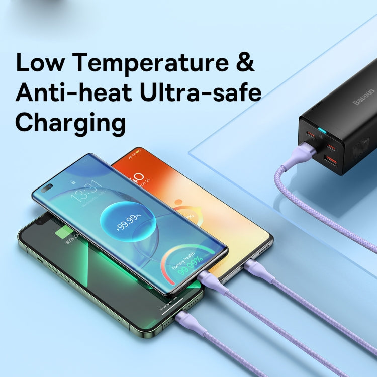 Baseus Flash Series II 3 in 1 66W USB Fast Charging Data Cable, Length: 1.2m