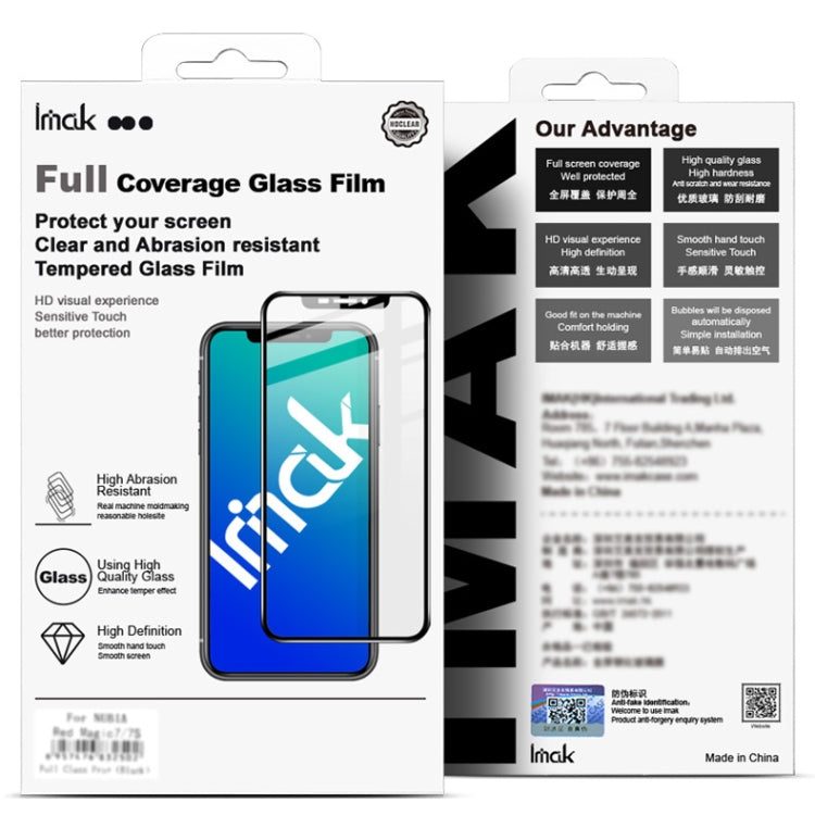 For Honor X40 5G imak 3D Curved Full Screen Tempered Glass Film