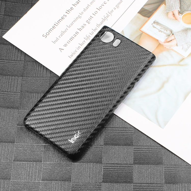 For BlackBerry KEYone/DTEK70 imak Ruiyi Series Carbon Fiber PU + PC Phone Case