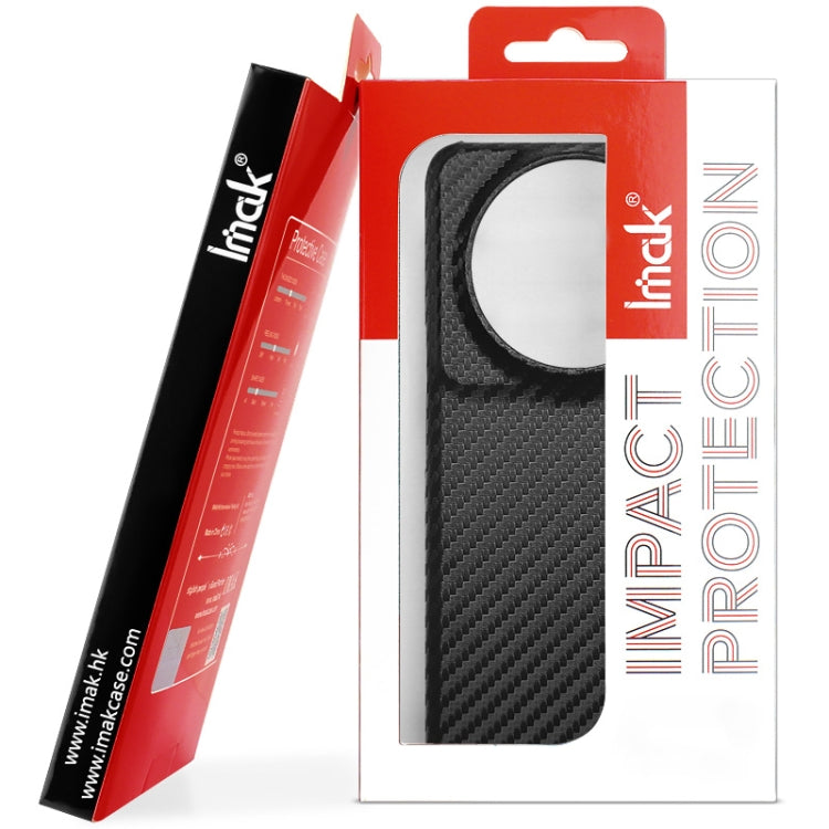For BlackBerry KEYone/DTEK70 imak Ruiyi Series Carbon Fiber PU + PC Phone Case