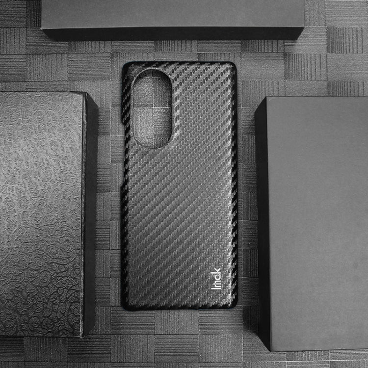 For Honor 70 5G imak Ruiyi Series Carbon Fiber PU + PC Phone Case