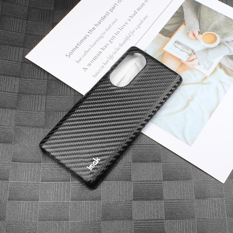 For Honor 70 5G imak Ruiyi Series Carbon Fiber PU + PC Phone Case