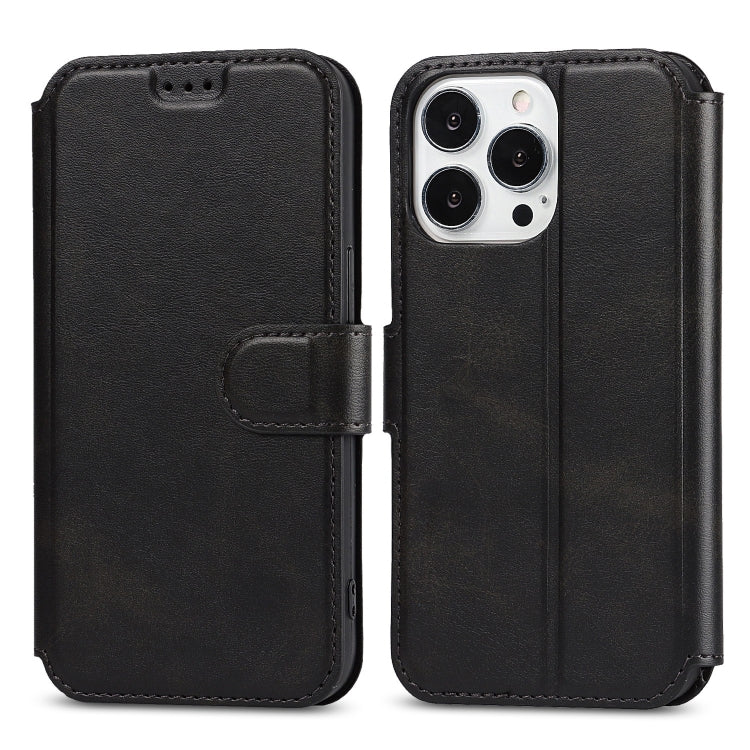 For iPhone 14 Pro Max Shockproof PU + TPU Leather Phone Case