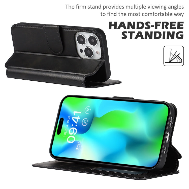 For iPhone 14 Pro Max Shockproof PU + TPU Leather Phone Case