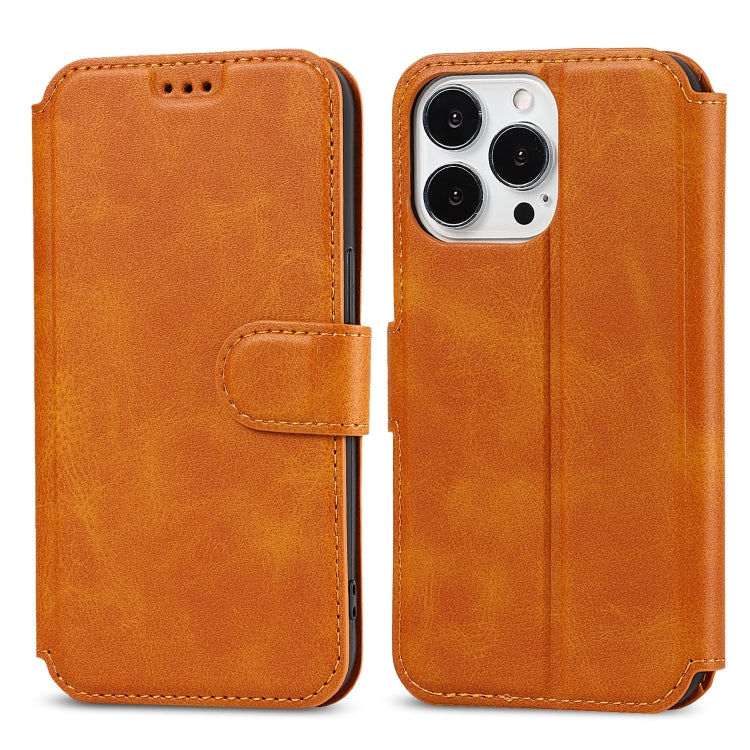 For iPhone 14 Pro Max Shockproof PU + TPU Leather Phone Case