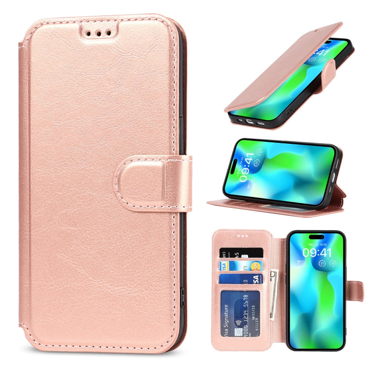 For iPhone 14 Pro Max Shockproof PU + TPU Leather Phone Case