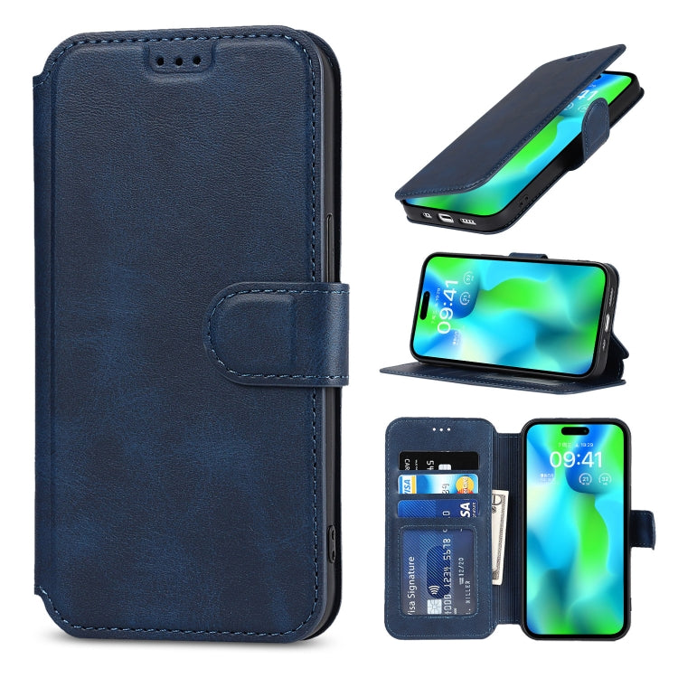 For iPhone 14 Pro Max Shockproof PU + TPU Leather Phone Case