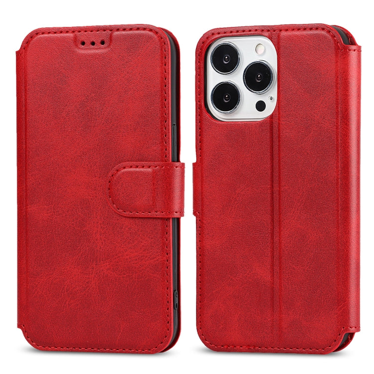 For iPhone 14 Pro Shockproof PU + TPU Leather Phone Case