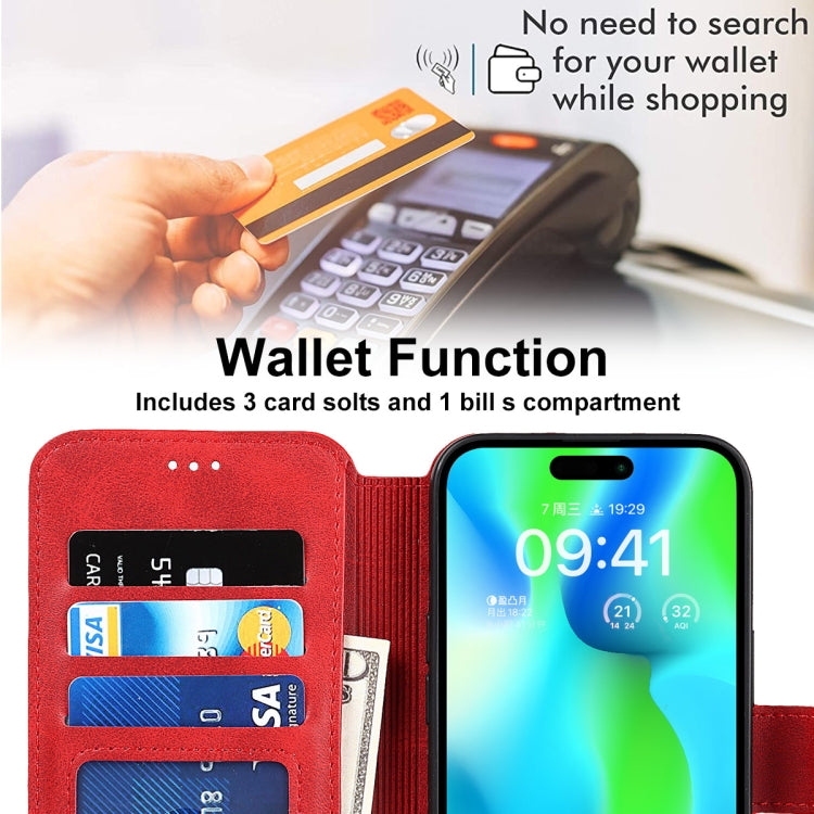 For iPhone 14 Pro Shockproof PU + TPU Leather Phone Case
