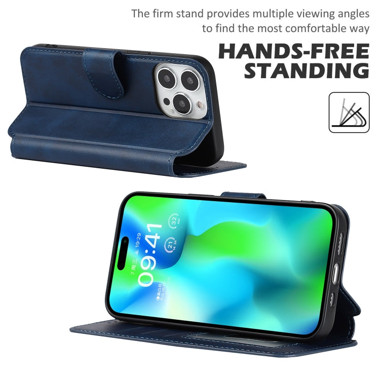 For iPhone 14 Pro Shockproof PU + TPU Leather Phone Case