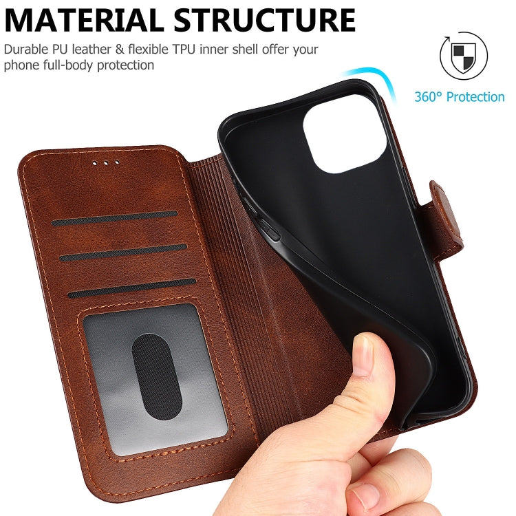 For iPhone 14 Pro Shockproof PU + TPU Leather Phone Case