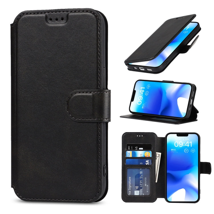 For iPhone 14 Shockproof PU + TPU Leather Phone Case