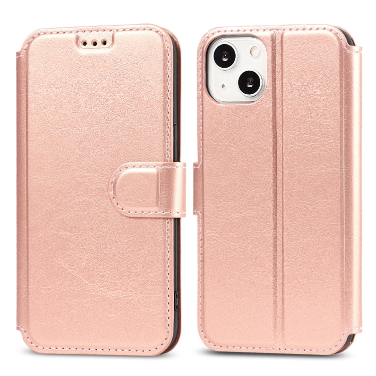 For iPhone 14 Shockproof PU + TPU Leather Phone Case