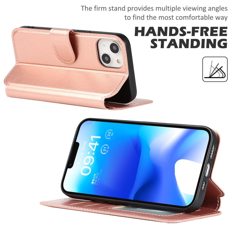 For iPhone 14 Shockproof PU + TPU Leather Phone Case