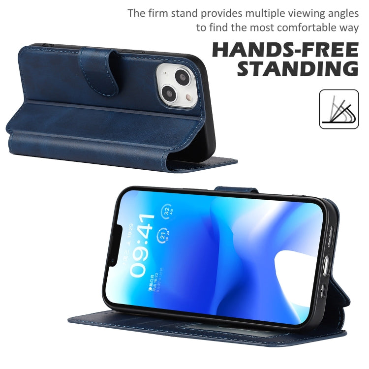 For iPhone 14 Shockproof PU + TPU Leather Phone Case