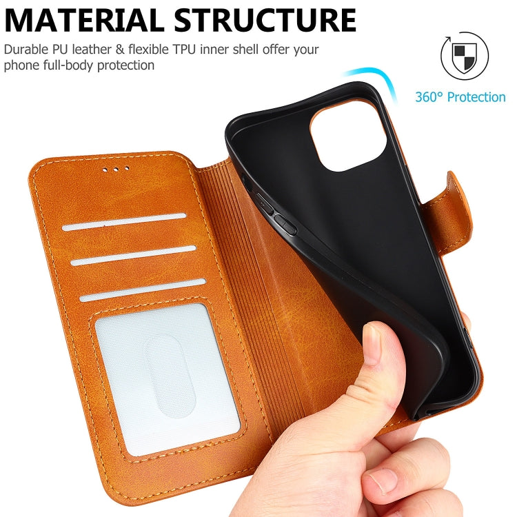 For iPhone 14 Plus Shockproof PU + TPU Leather Phone Case