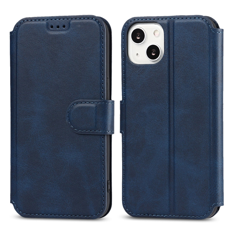 For iPhone 14 Plus Shockproof PU + TPU Leather Phone Case