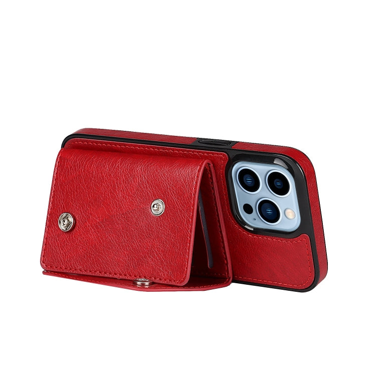 For iPhone 14 Pro Max Card Slots PU + TPU Leather Phone Case