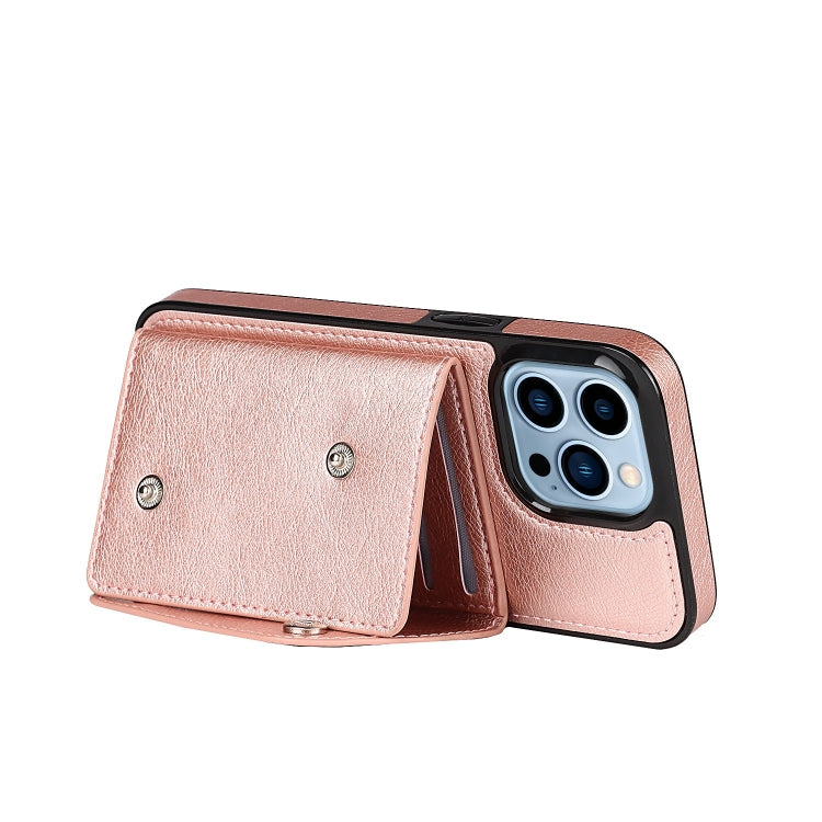 For iPhone 14 Pro Max Card Slots PU + TPU Leather Phone Case