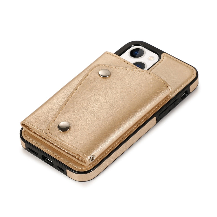For iPhone 14 Card Slots PU + TPU Leather Phone Case