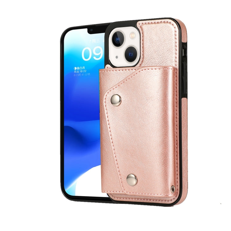 For iPhone 14 Card Slots PU + TPU Leather Phone Case
