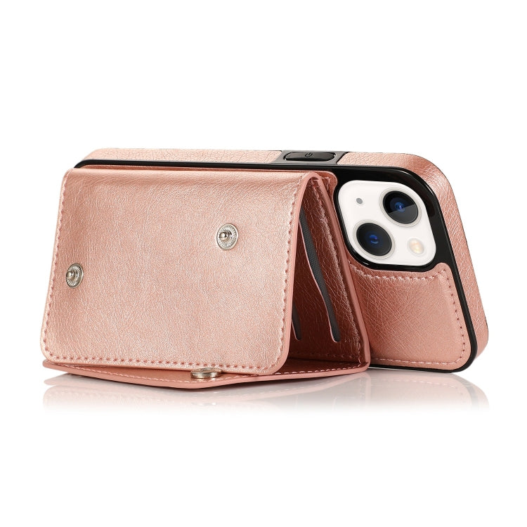 For iPhone 14 Card Slots PU + TPU Leather Phone Case