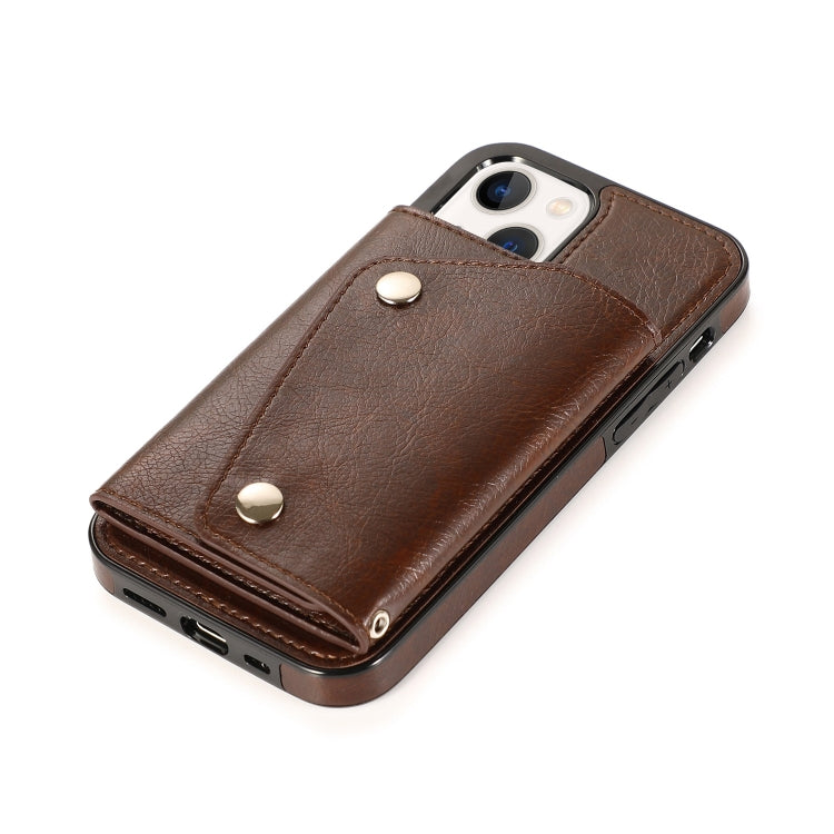 For iPhone 14 Card Slots PU + TPU Leather Phone Case