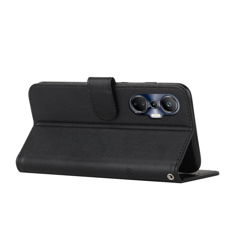 For Infinix Hot 20S Stitching Calf Texture Buckle Leather Phone Case