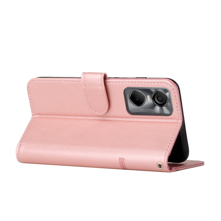 For Tecno Pop 6 Pro Stitching Calf Texture Buckle Leather Phone Case