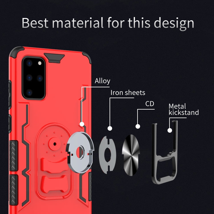 For Galaxy S20 Plus Shockproof PC + TPU Protective Case with Beer Opener & Car Holder
