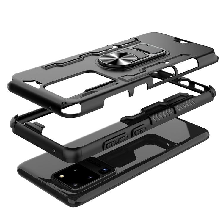 For Galaxy S20 Ultra Shockproof PC + TPU Protective Case with Beer Opener & Car Holder