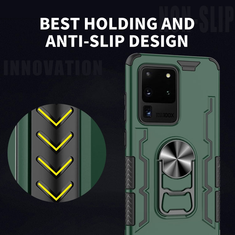 For Galaxy S20 Ultra Shockproof PC + TPU Protective Case with Beer Opener & Car Holder